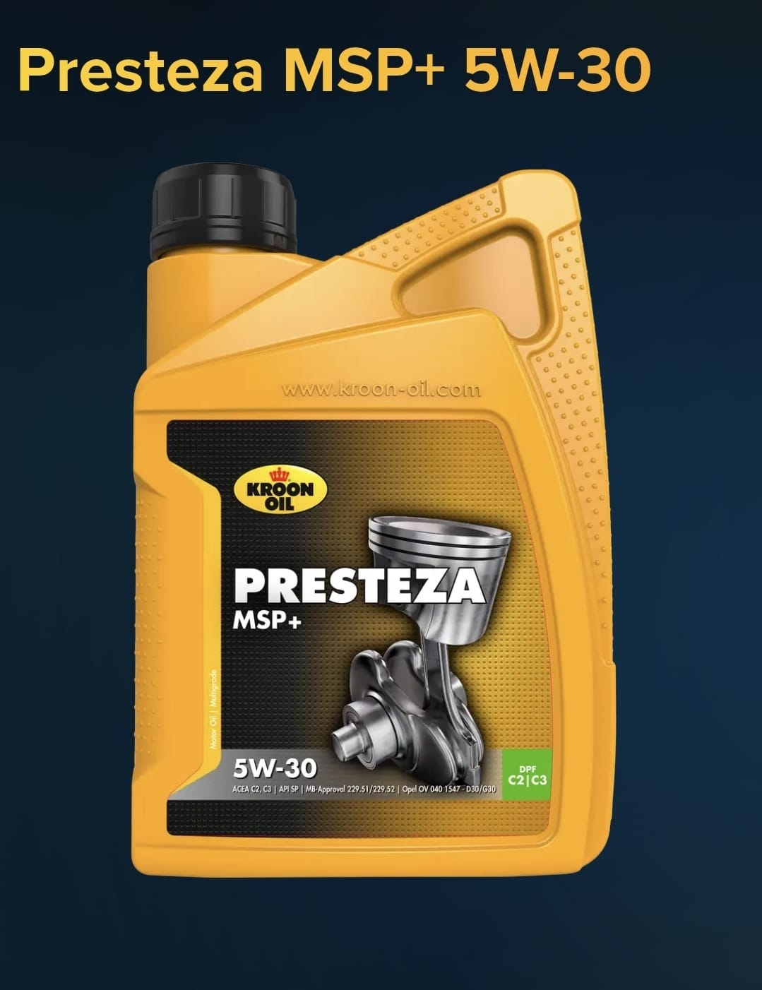 Ulei motor KROON OIL Presteza MSP 5W30 1l